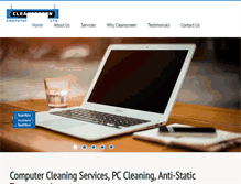 Tablet Screenshot of cleanscreen.co.uk